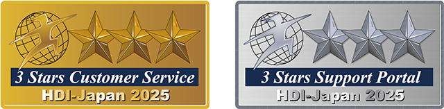 HDI格付け調査 三ツ星評価