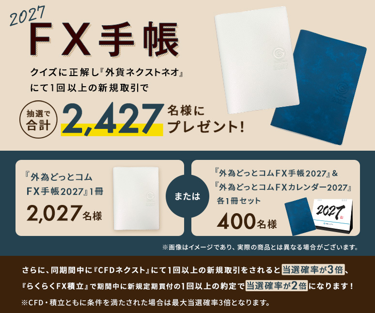 �w�O�ׂǂ��ƃR��FX�蒠�x���w�O�ׂǂ��ƃR��FX�J�����_�[�x2027�N�Ńv���[���g�L�����y�[��
