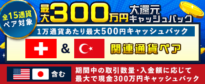 大還元キャッシュバックキャンペーン