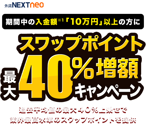 スワップポイント増額キャンペーン