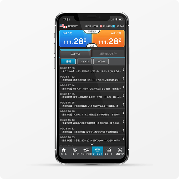 豊富なマーケット情報