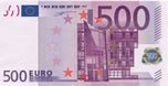 500ユーロ札のイメージ画像