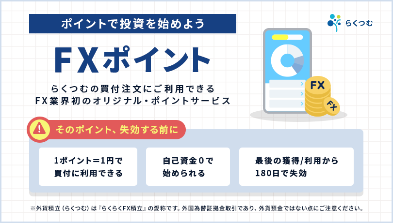 ポイントで投資を始めよう FXポイント