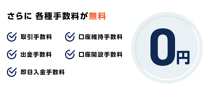 CFD 各種手数料が無料