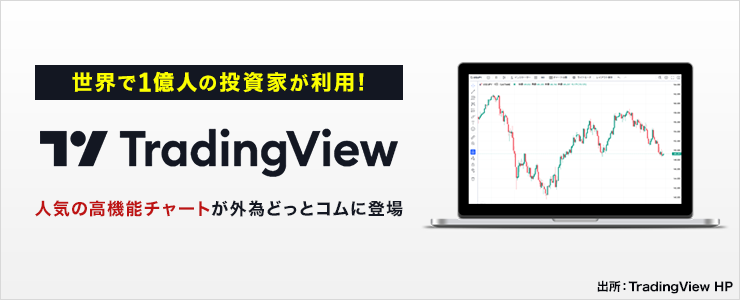 スゴ腕FXトレーダーも使っている!?高機能が使い放題の外為どっとコムTradingViewを体験!