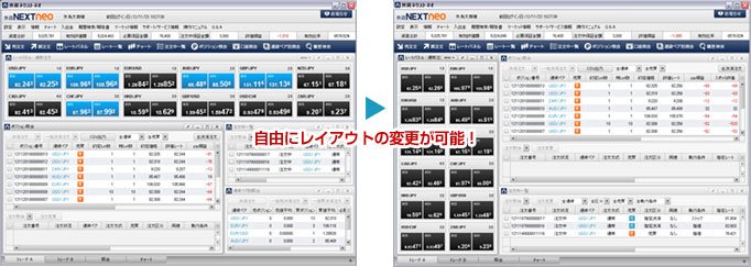 自由にレイアウトの変更が可能!のイメージ画像