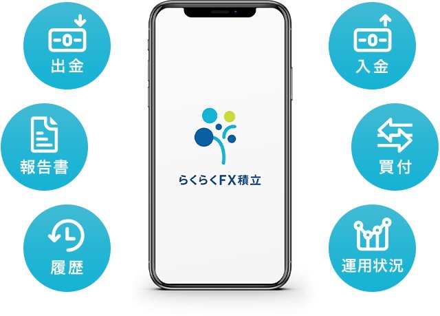 入金、出金、積立がスマホからできる